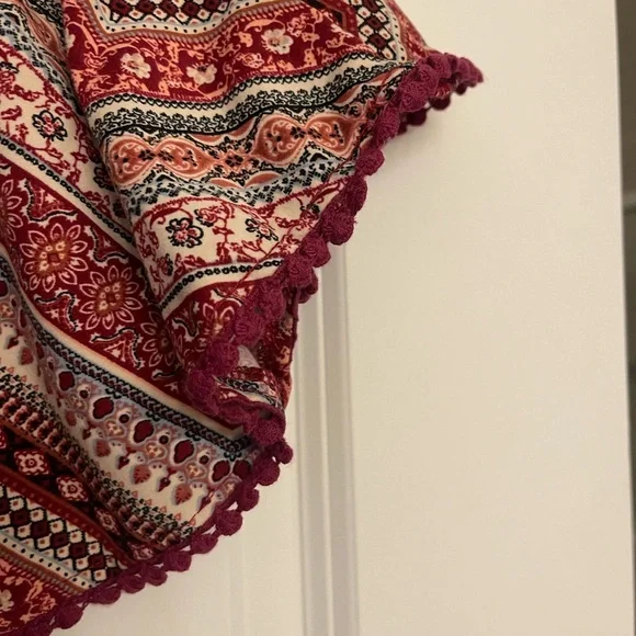 Rue21 Red and Cream Patterned Jumpsuit - Picture 4 of 4